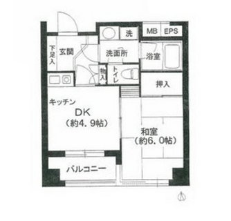 東京都中野区新井１丁目 賃貸マンション 1DK