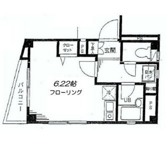東京都中野区新井３丁目 賃貸マンション 1R