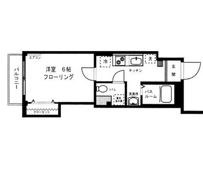 中野区賃貸マンション・1K
