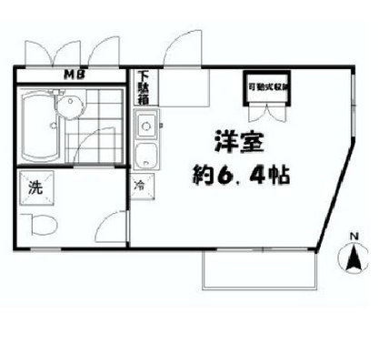 中野区賃貸マンション・1R