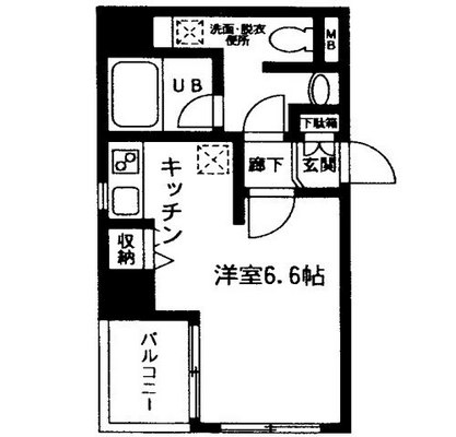 中野区賃貸マンション・1R