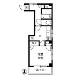 東京都中野区大和町２丁目 賃貸マンション 1K