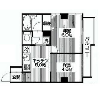 東京都中野区南台２丁目 賃貸マンション 2DK