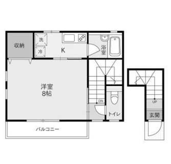 東京都中野区東中野１丁目 賃貸アパート 1K