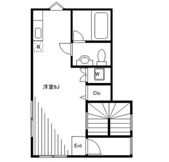 東京都中野区新井１丁目 賃貸マンション 1R