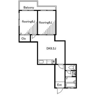 東京都中野区上高田２丁目 賃貸マンション 2DK