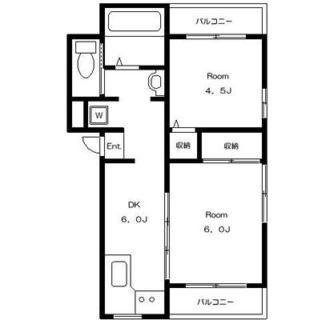 東京都中野区新井５丁目 賃貸マンション 2DK