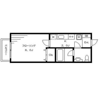 東京都中野区江原町１丁目 賃貸アパート 1K