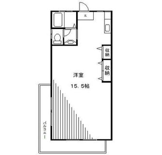 東京都中野区江原町３丁目 賃貸マンション 1R